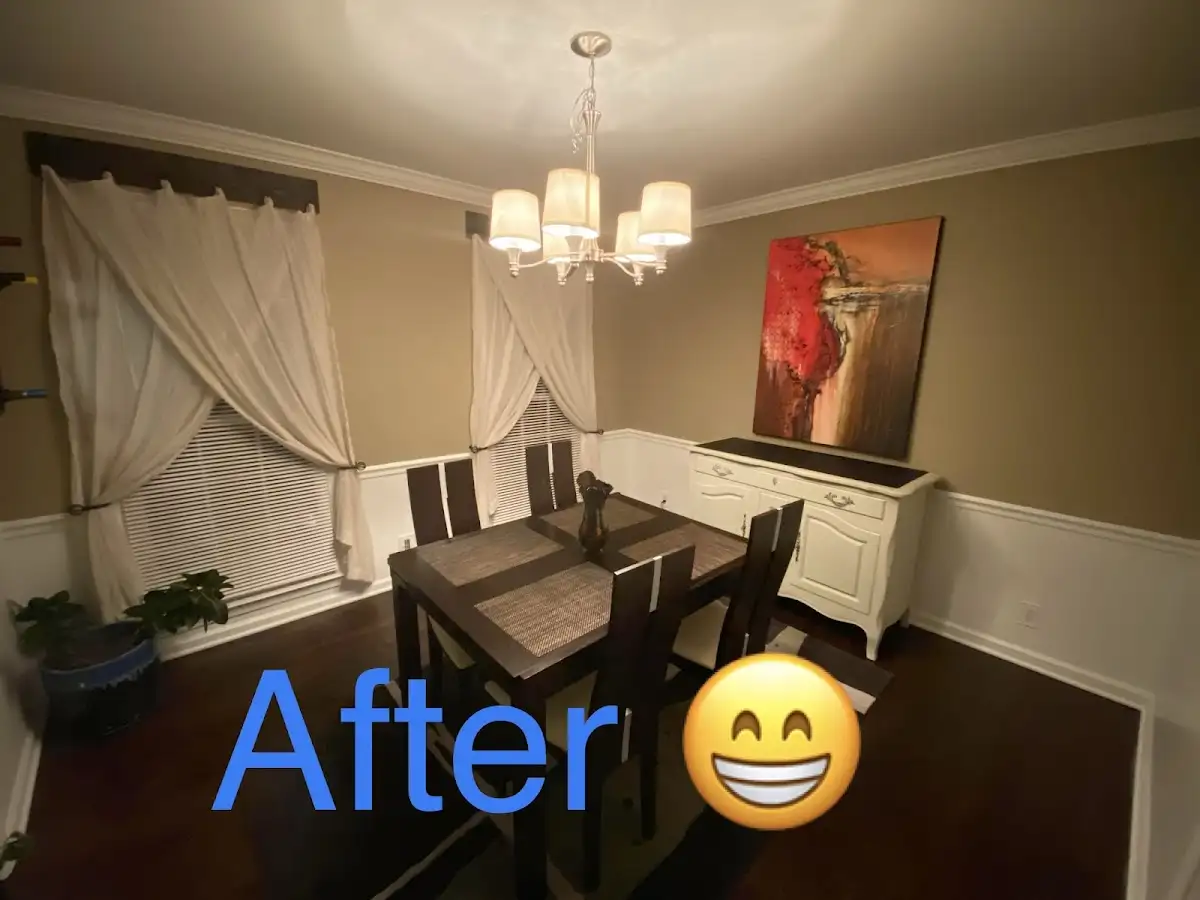 Professional dining room restoration after water damage in Franklin