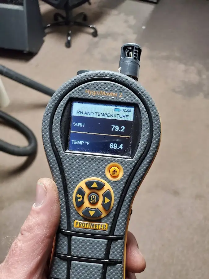 Moisture meter humidity assessment for Fire & Smoke Damage Restoration in Franklin